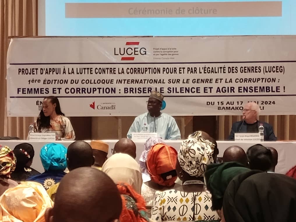 Colloque international sur le Genre et la corruption : fin des travaux de la 1ère édition 